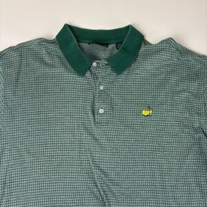VTG Amen Corner Golf Polo Shirt Men's XL Master's Logo Green Two-Ply‎